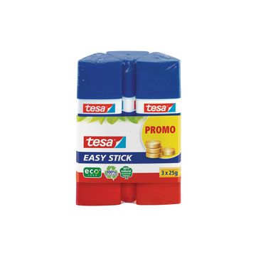 Tesa ecoLogo Bâton de colle Easy Stick, pack promo 3x 25 g