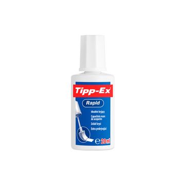 Tipp-Ex Flacon correcteur Rapid, blanc, contenu: 20 ml