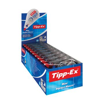 Tipp-Ex Roller correcteur Mini Pocket Mouse, 5 mm x 6 m x10