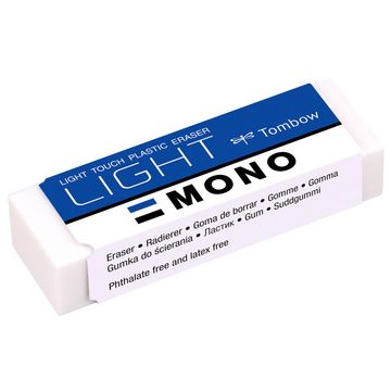 Tombow Gomme en plastique "MONO light", blanc