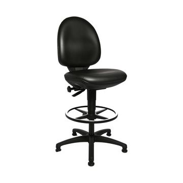 Topstar Chaise de bureau pivotante "TEC 50 Counter", noir