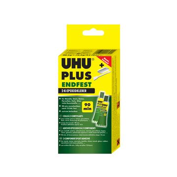 UHU Colle à 2 composants plus endfest, 163 g dans un tube