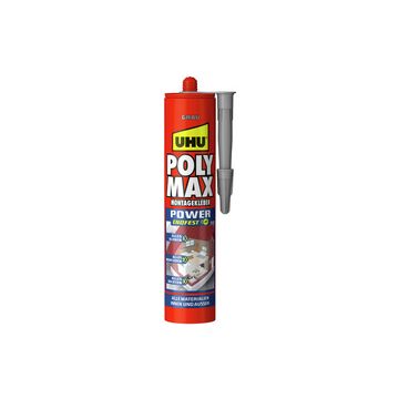 UHU Colle de montage POLYMAX POWER prise rapide, 425 g, gris