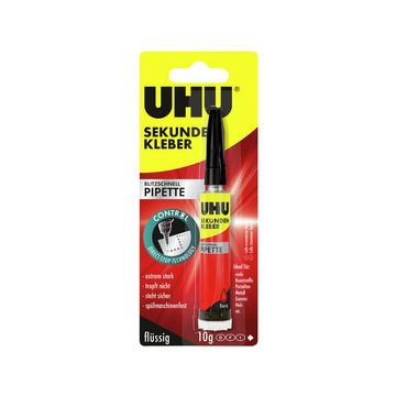 UHU Colle instantanée blitzschnell PIPETTE, flacon de 10 g