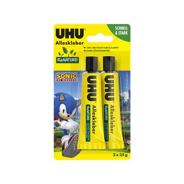UHU Colle universelle ReNATURE SONIC, sans solvant, 2x 35 g