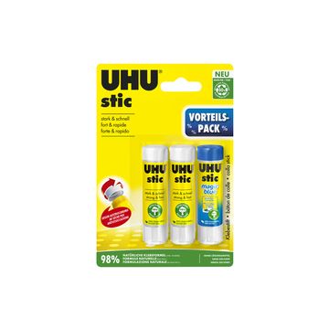 UHU Pack économique Bâtons de colle stic et stic Magic