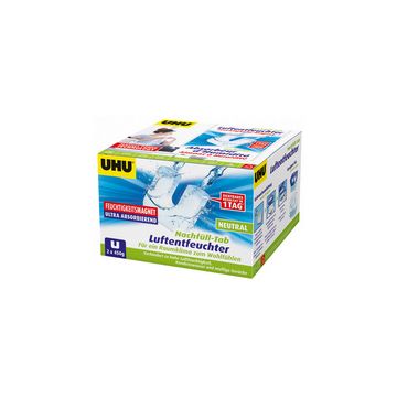UHU Recharge NEUTRE pour absorbeur d'humidité, 2 x 450 g
