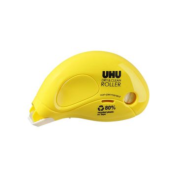 UHU Roller de colle Dry & Clean Roller, non permanent