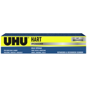 UHU Spezialkleber HART, lösemittelhaltig, 125 g Tube