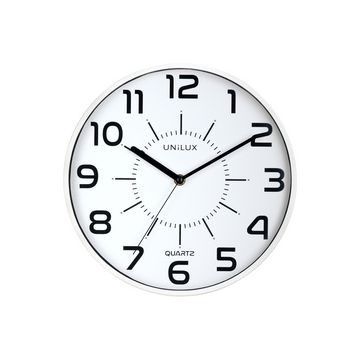 UNiLUX Horloge à quartz "POP", diamètre: 300 mm, blanc