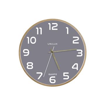 UNiLUX Horloge murale à quartz "BALTIC", gris