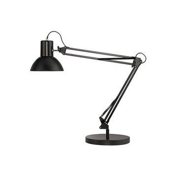 UNiLUX Lampe de bureau SUCCESS 80, pince/socle, noir