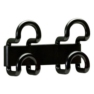 UNiLUX Patère FIL, 2 crochets, noir