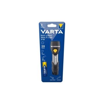 VARTA Lampe de poche "Day Light" Multi LED F10, avec piles