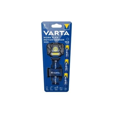 VARTA Lampe frontale "Work Flex Motion Sensor H20", 3x AAA