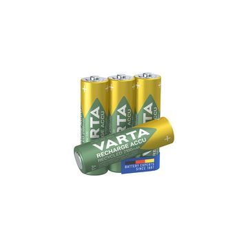 VARTA Pile NiMH "RECHARGE ACCU Recycled", Micro AA, 2100 mAh