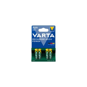 VARTA Pile NiMH "Rechargeable Accu", Micro (AAA), 1 000 mAh