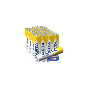 VARTA Pile alcaline Energy, Micro (AAA/LR3), par 30