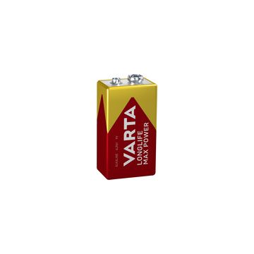 VARTA Pile alcaline Longlife Max Power, E-Bloc (9V)