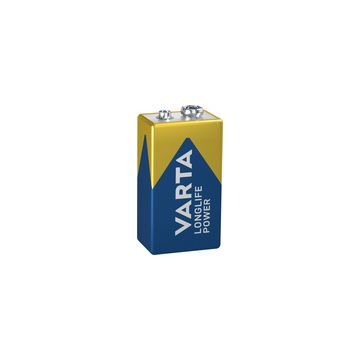 VARTA Pile alcaline Longlife Power, E-Bloc (9V/6LR61)