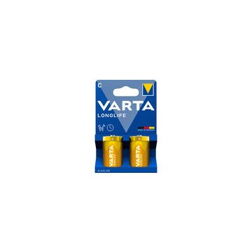 VARTA Pile alcaline Longlife, Baby (C/LR14), par 2
