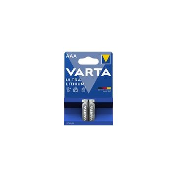 VARTA Pile au lithium Ultra Lithium, Micro (AAA), pack de 2 VARTA Pile au lithium Ultra Lithium, Micro (AAA), pack de 2