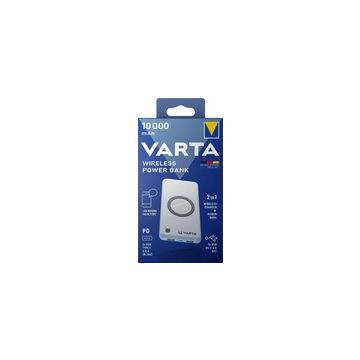 VARTA Powerbank "Wireless", 10.000 mAh, blanc