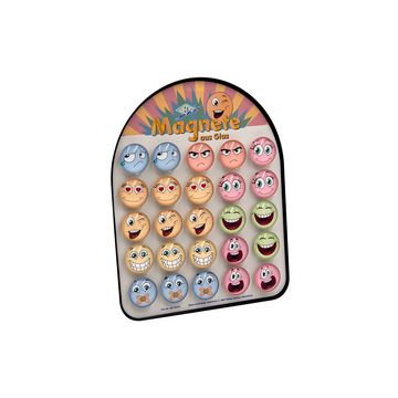 WEDO Aimant à visage, en verre, tableau magnétique de 25 x25