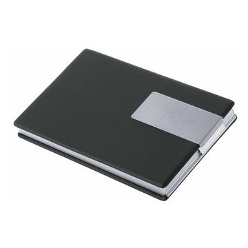 WEDO Boîte cartes de visite Good Deal, aluminium/PVC (noir)
