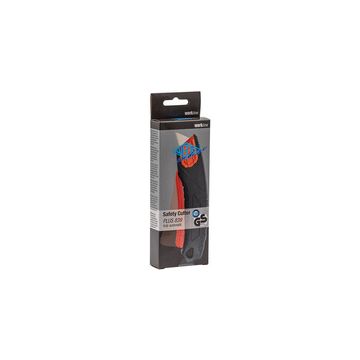 WEDO Cutter de sécurité PLUS 839, lame: 19 mm, noir/rouge