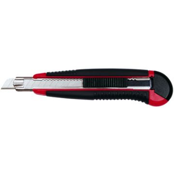 WEDO Cutter pro Auto-Load, lame: 18 mm, noir/rouge