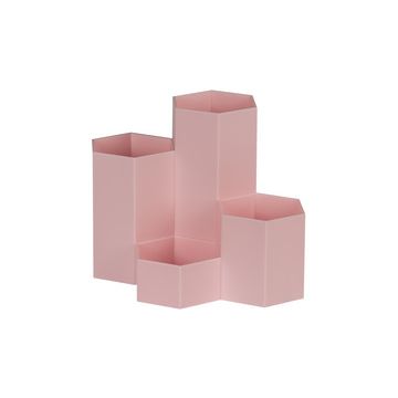 WEDO Multipot HONEYCOMB, 4 compartiments, PP, rose