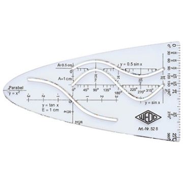 WEDO Parabole, transparente, en polystyrène, très résistant
