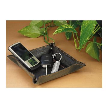 WEDO Petit vide-poches, en similicuir, marron