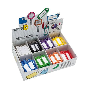 WEDO Porte-clés avec anneau, diamètre: 18 mm, présentoir x200