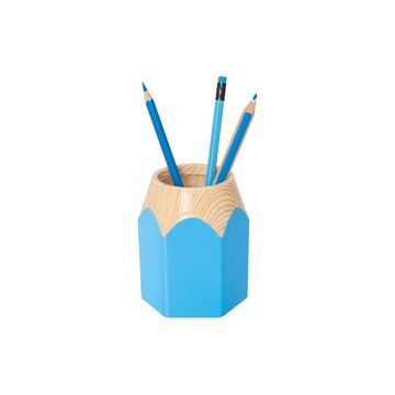 WEDO Pot à crayons "PENCIL", en plastique, bleu clair