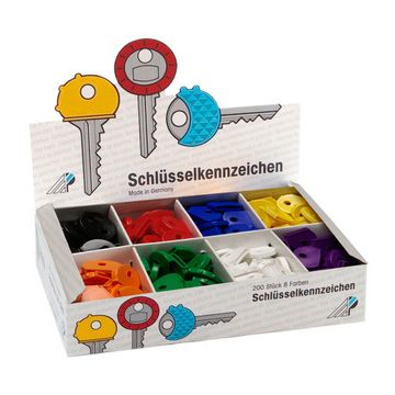 WEDO Protections rondes pour clés, présentoir de 200 WEDO Protections rondes pour clés, présentoir de 200