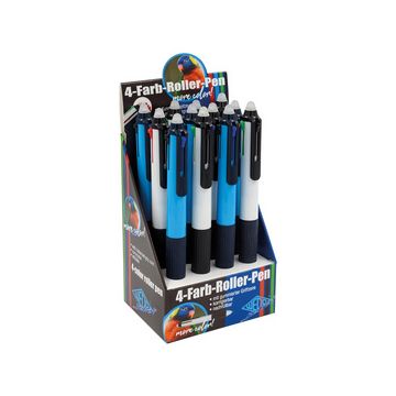 WEDO Stylo à bille à quatre couleurs, effaçable, présentoir x12 WEDO Stylo à bille à quatre couleurs, effaçable, présentoir x12