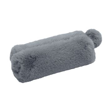 WEDO Trousse "FLUFFY", en peluche, gris bleu