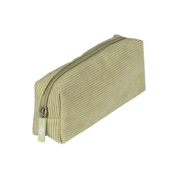 WEDO Trousse en velours côtelé, vert pistache