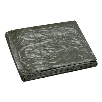 WESTEX Bâche toile avec oeillets, 6 x 8 m, vert, 75 g