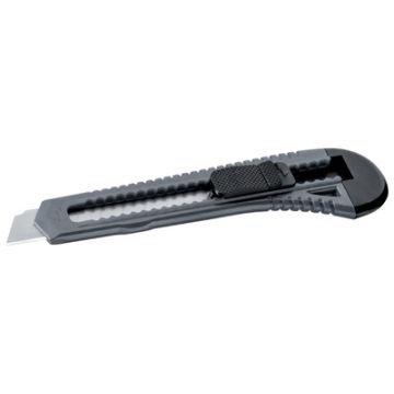 WESTEX Cutter, plastique, lame: 18 mm, gris