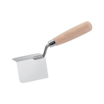 WESTEX Truelle d'angle extérieur, poignée bois, 80x60x60 mm