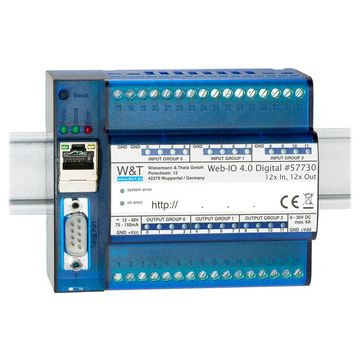 W&T Web-IO 4.0 numérique, 12x entrées, 12x sorties