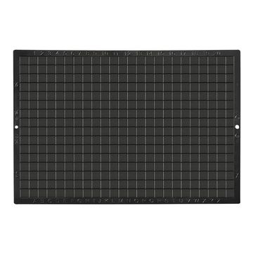 Wonday Ardoise en plastique, uni/quadrillé, noir