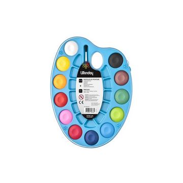Wonday Boîte de pastilles de peinture, en palette,12 couleur Wonday Boîte de pastilles de peinture, en palette,12 couleur