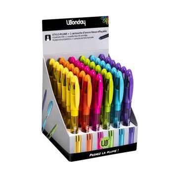Wonday Stylo plume MIN'O, assorti, présentoir de 36 x36