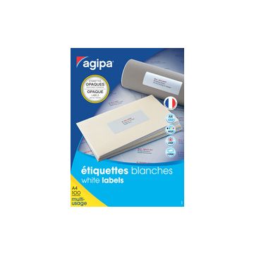 agipa Etiquette d'expédition, opaque, 199,6 x 143,5 mm