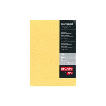 agipa Papier structuré, A4, 165 g/m2, parchemin or