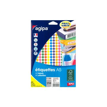 agipa Pastille de couleur, diamètre: 15 mm, rond, vert